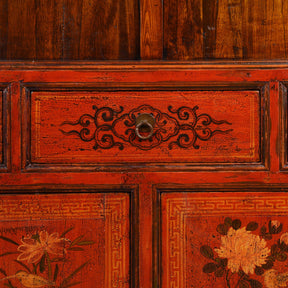 Painted Mongolian Bookshelf - Ca 1920