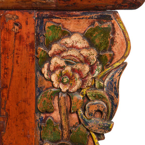 Painted Sideboard From Qinghai - 19th Century