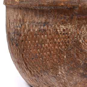 Vintage Woven Willow Farmers Basket - Ca 1940's