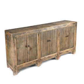 6 Door Elm Sideboard From Mongolia