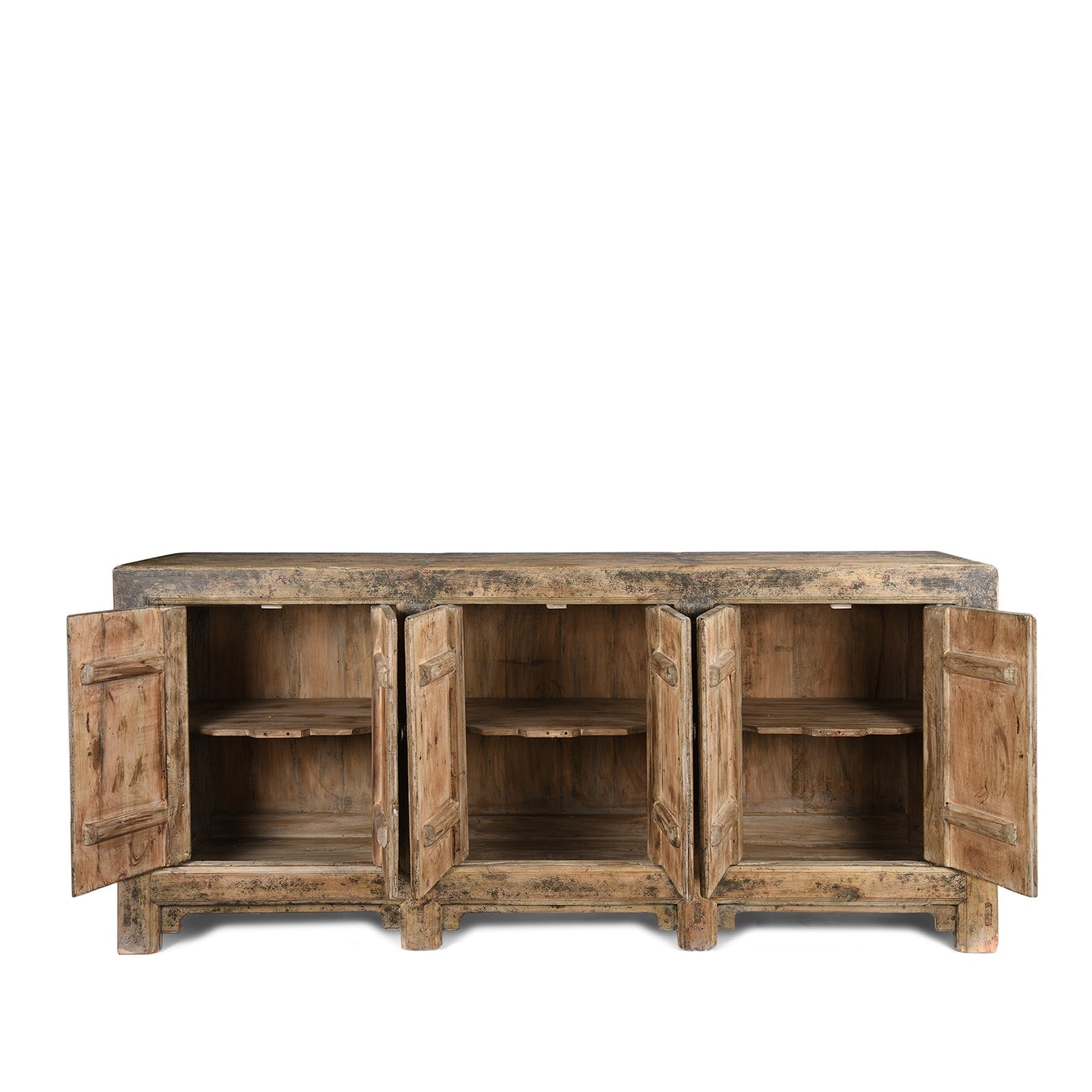 6 Door Elm Sideboard From Mongolia