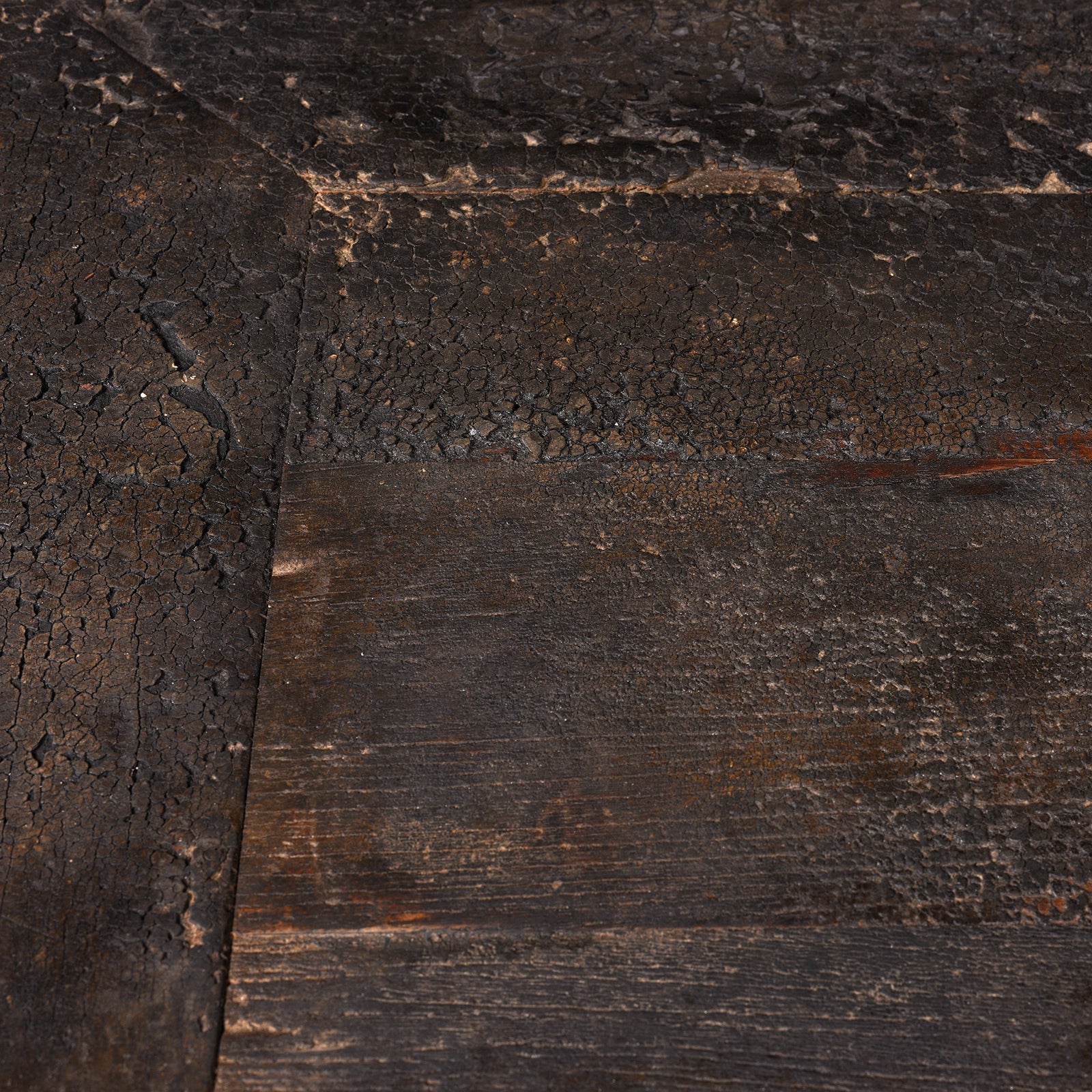 2 Drawer Elm Coffer Table From Shanxi Province - 18thC