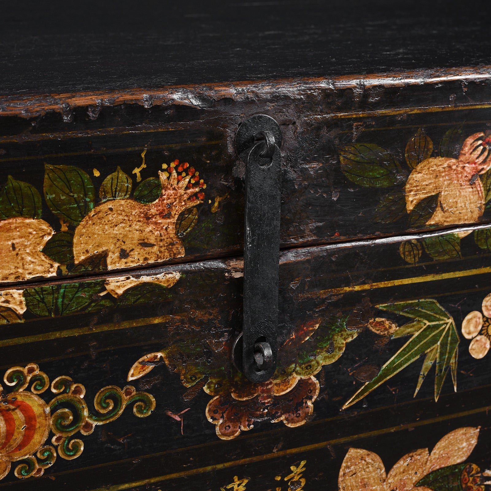 Painted Opera Chest From Shanxi - 19thC