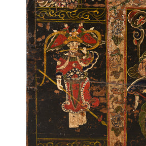 Painted Opera Chest From Shanxi - 19th Century