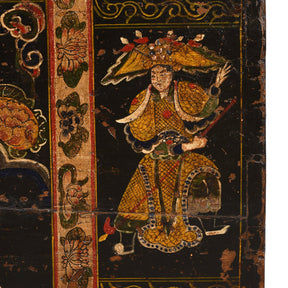 Painted Opera Chest From Shanxi - 19th Century