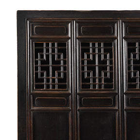 Black Lacquer Kitchen Cabinet From Tianjin - 19th Century