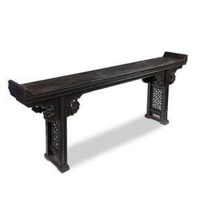 Black Lacquer Altar Table from Shanxi - Early 19th Century