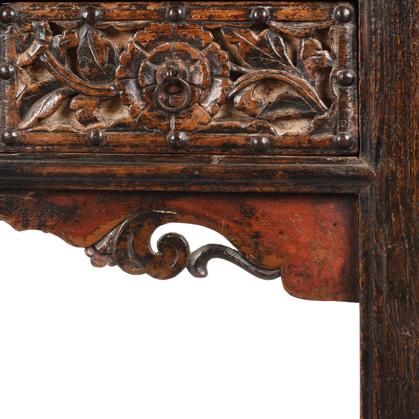 Carved Coffer Table From Shanxi - Early 19th Century