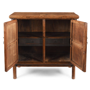 Elm Side Cabinet From Shanxi - 19th Century