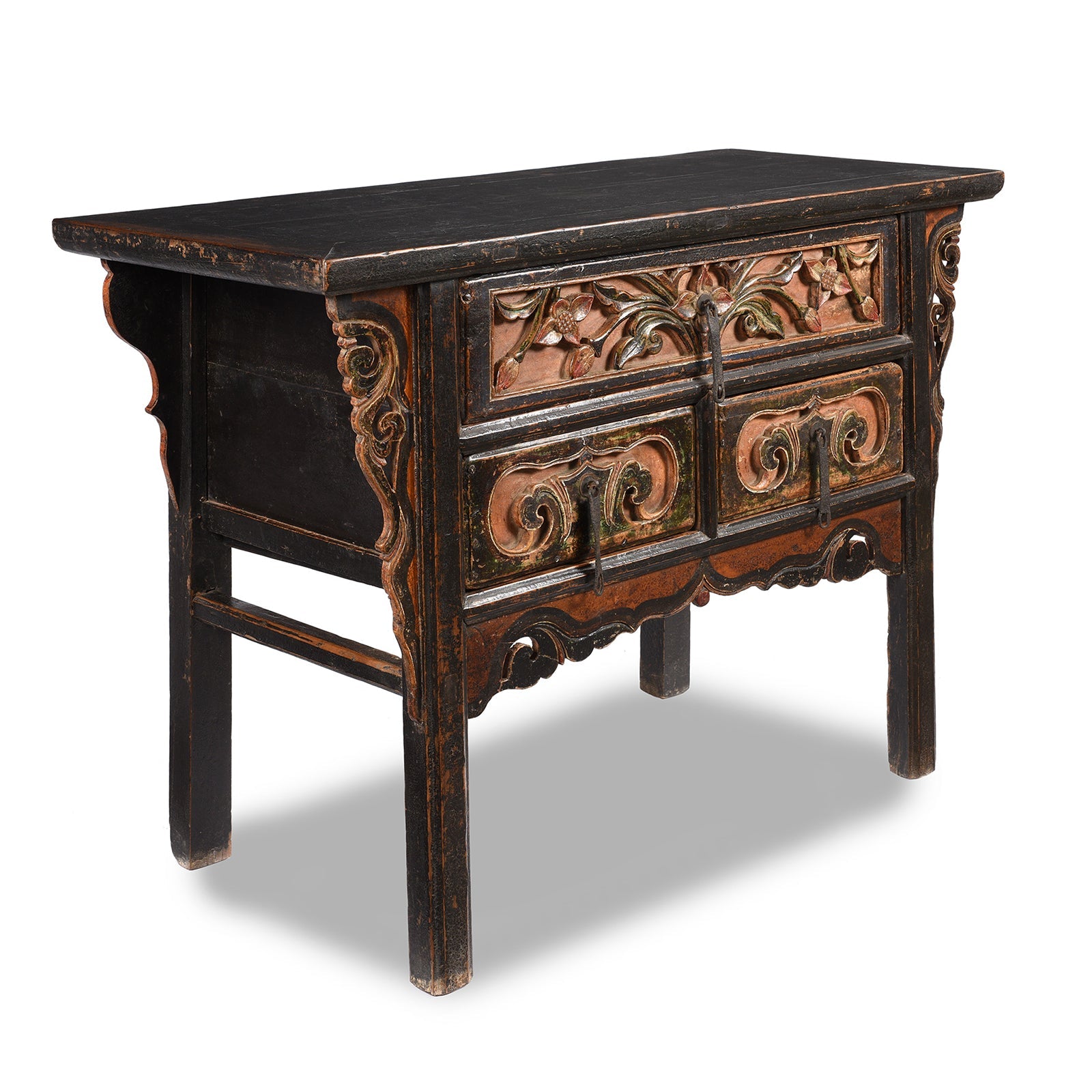 Elm Coffer Table From Shanxi Province - 18thC