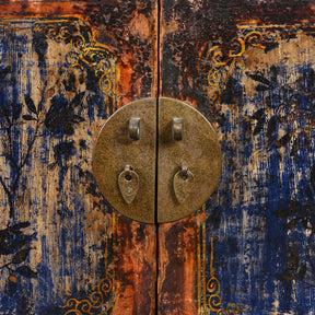 Painted Sideboard From Qinghai - 19th Century