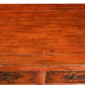 Painted Sideboard From Qinghai - 19th Century