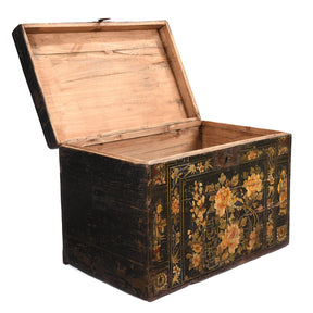 Painted Opera Chest From Shanxi - 19thC