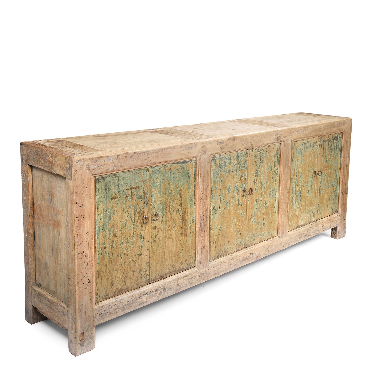 Reclaimed 6 Door Mongolian Bleached Sideboard