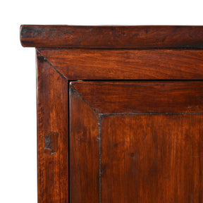 Walnut Chinese Cabinet From Gansu - 19thC