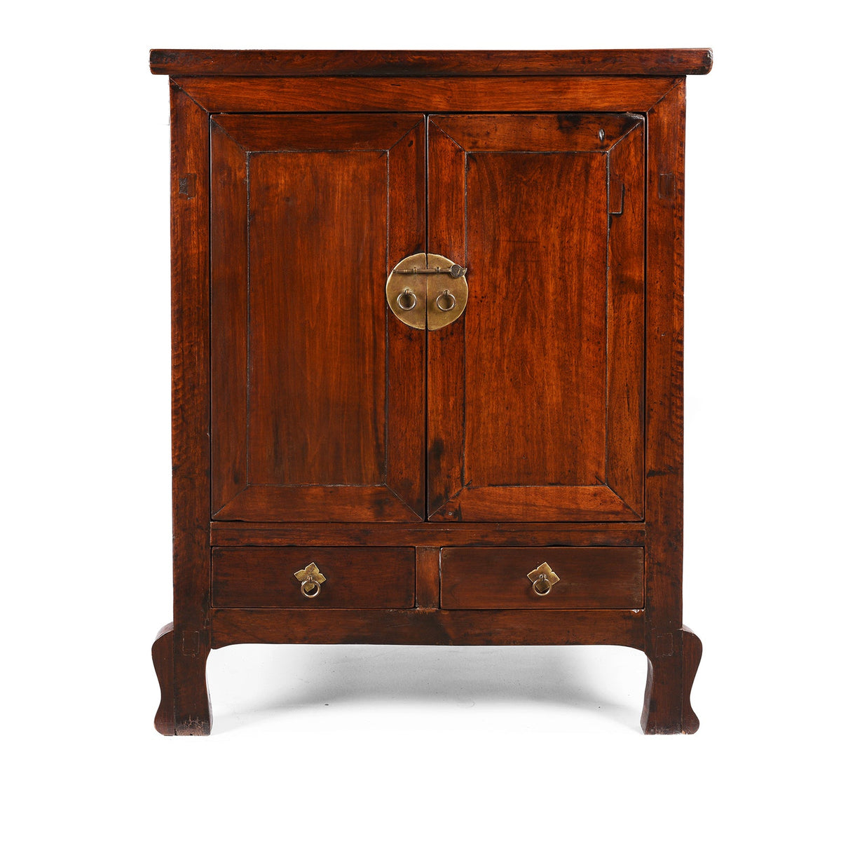 Walnut Chinese Cabinet From Gansu - 19thC