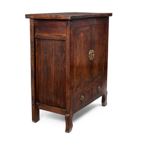 Walnut Chinese Cabinet From Gansu - 19thC