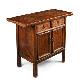 Locust Wood Cabinet From Gansu Province - 19th Century