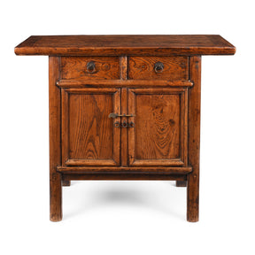 Locust Wood Cabinet From Gansu Province - 19th Century