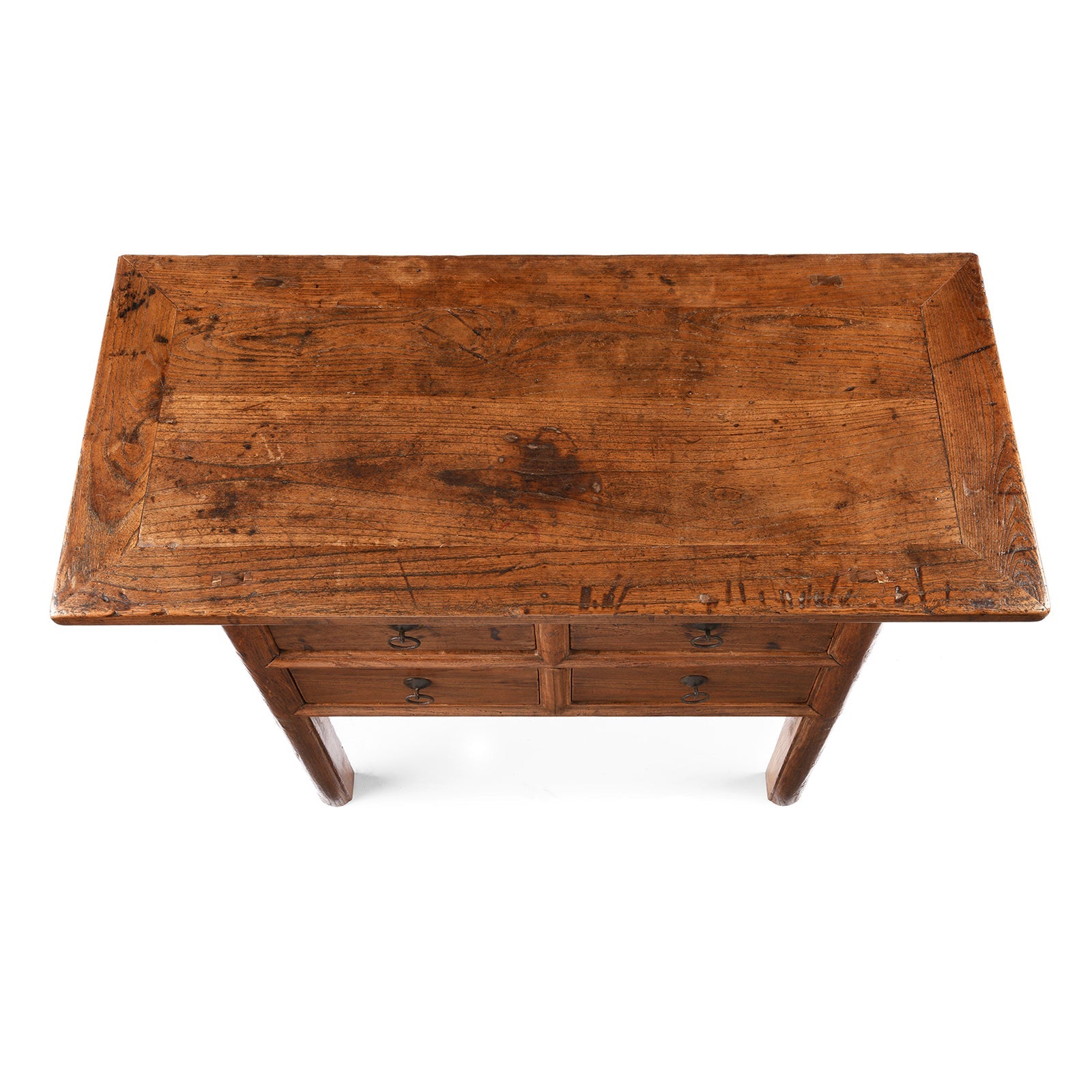 4 Drawer Console Table From Shanxi - 19th Century