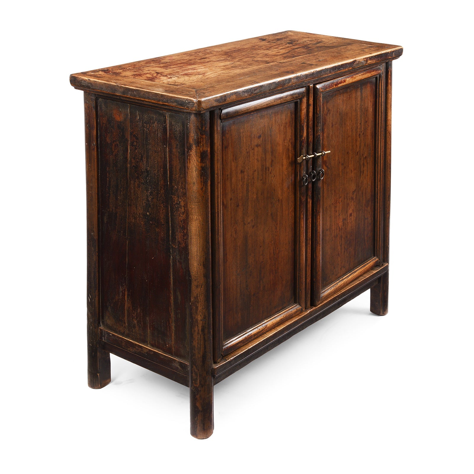 Elm Side Cabinet From Shanxi - 19th Century
