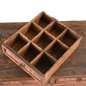 Painted Apothecary Chest From Shanxi Province - 19th Century