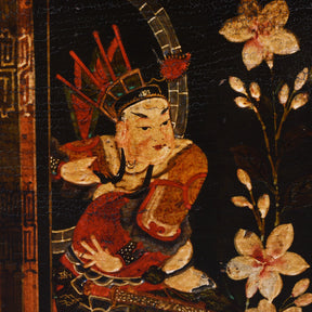 Painted Opera Chest From Shanxi - 19th Century