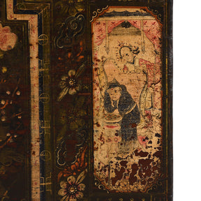 Painted Opera Chest From Shanxi - 19th Century