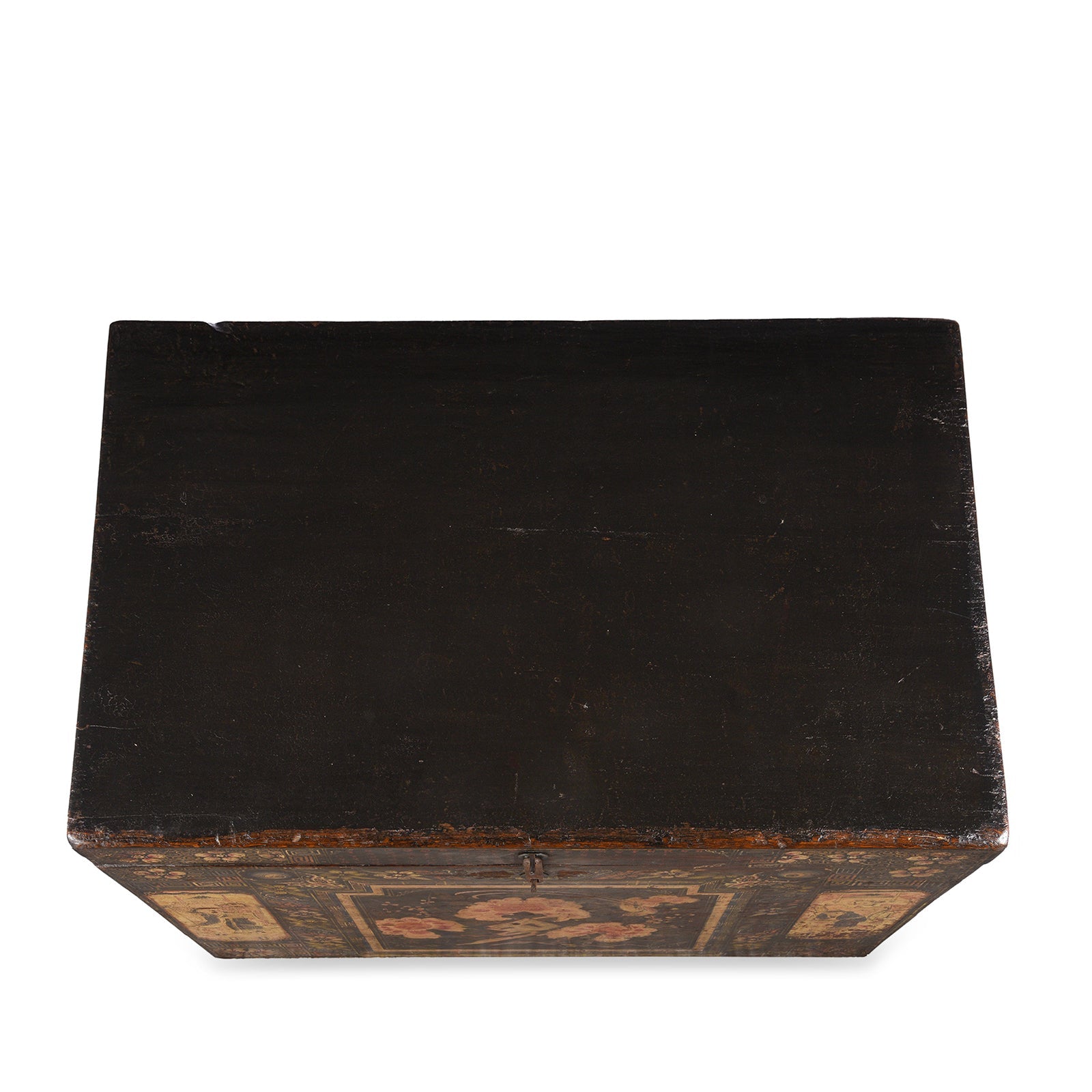 Painted Opera Chest From Shanxi - 19th Century