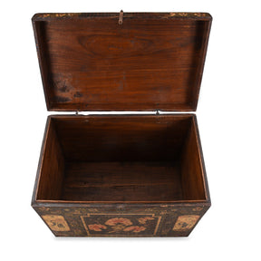 Painted Opera Chest From Shanxi - 19th Century