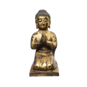 Kneeling Brass Buddha