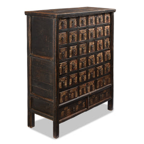 Chinese Apothecary Chest From Shanxi Province - 19th Century