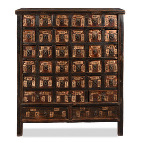 Chinese Apothecary Chest From Shanxi Province - 19th Century