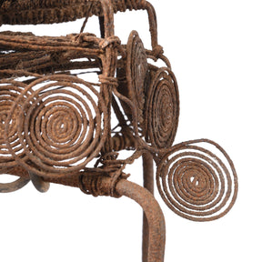 Old Chinese Wire Lantern From Shanxi - Ca 1940's