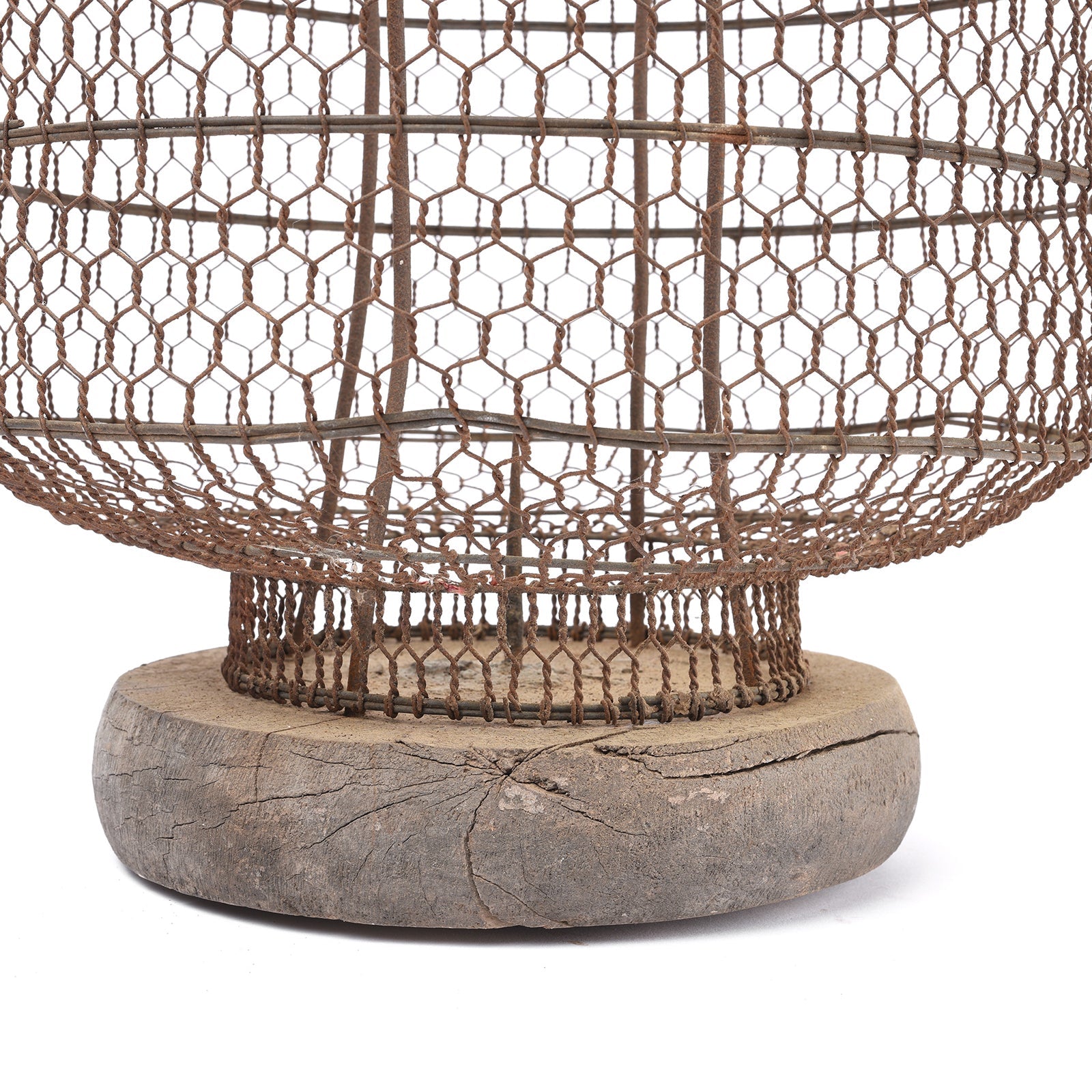 Old Chinese Wire Lantern From Shanxi - Ca 1940's
