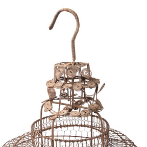 Old Chinese Wire Lantern From Shanxi - Ca 1940's