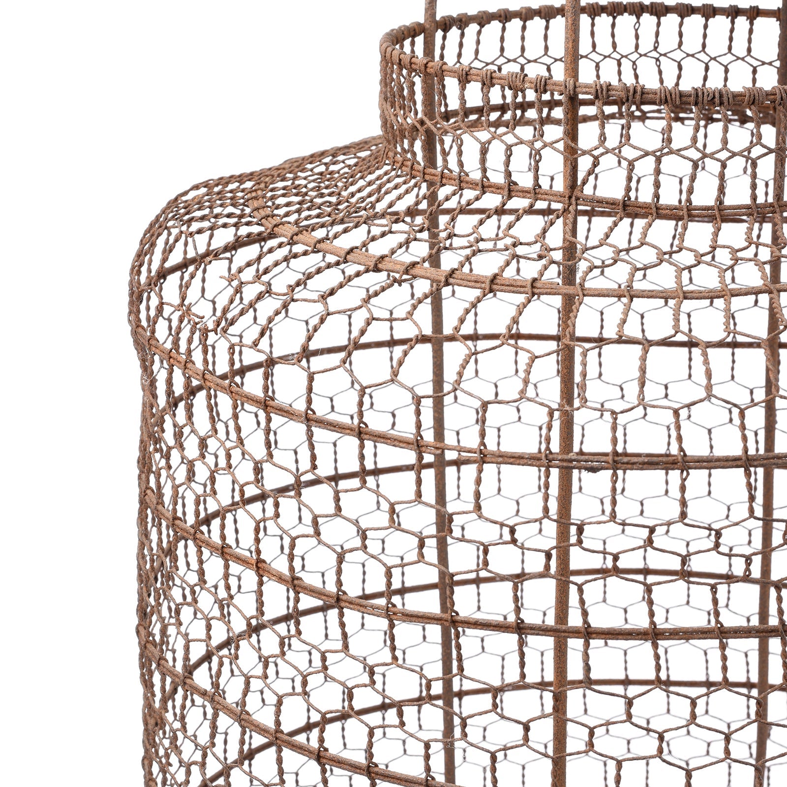 Old Chinese Wire Lantern From Shanxi - Ca 1940's