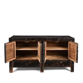 Painted Mongolian Sideboard Made Elm - Ca 1910