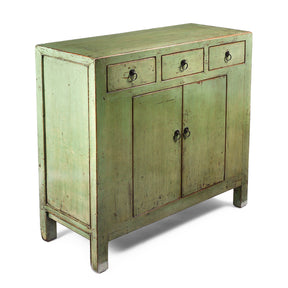 Green Lacquer 2 Door Sideboard