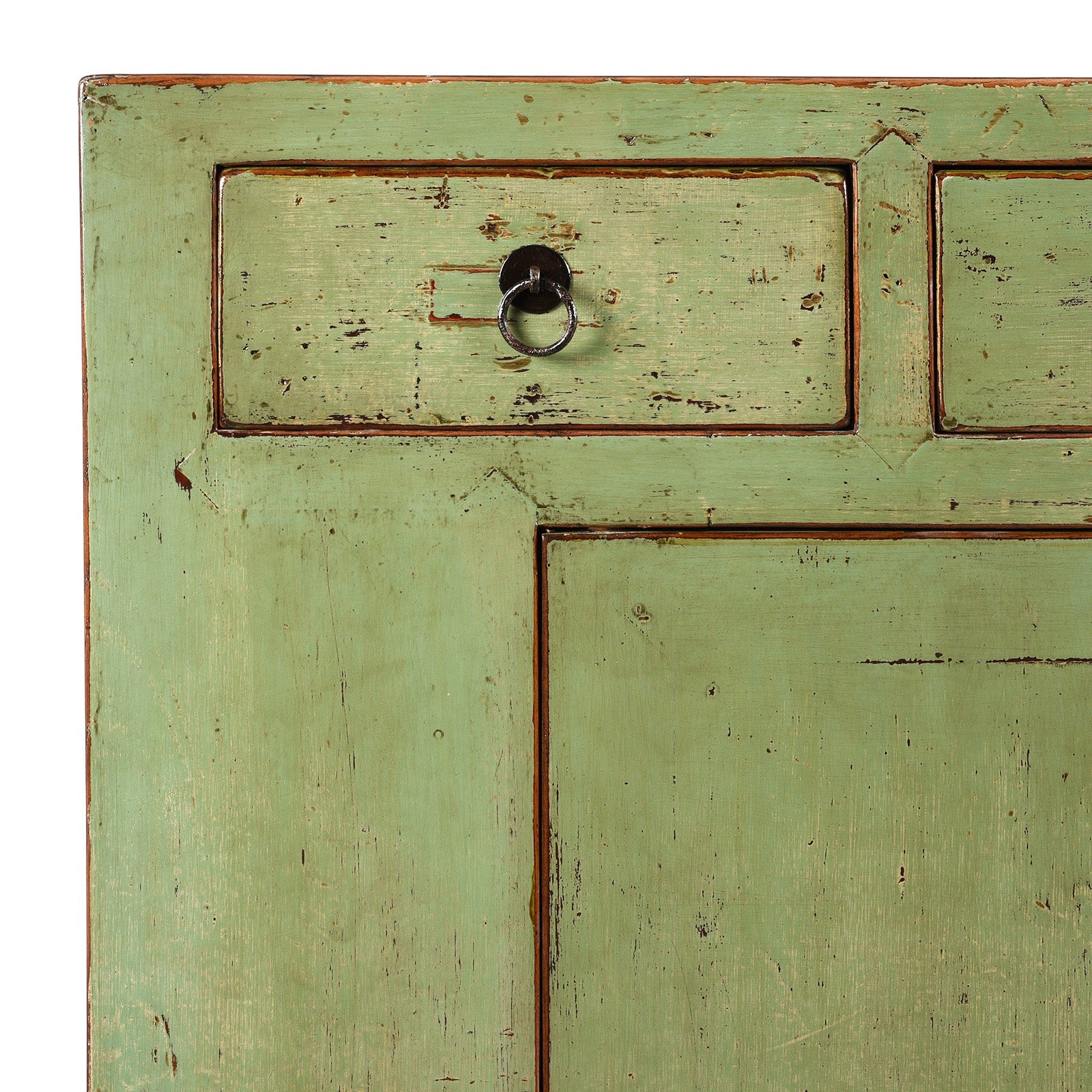 Green Lacquer 2 Door Sideboard