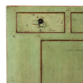 Green Lacquer 2 Door Sideboard