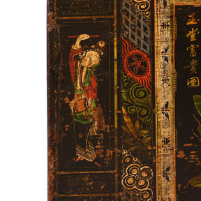 Painted Opera Chest From Shanxi - 19th Century