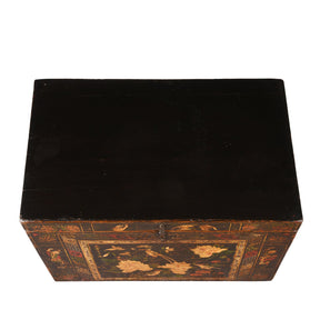 Painted Opera Chest From Shanxi - 19th Century