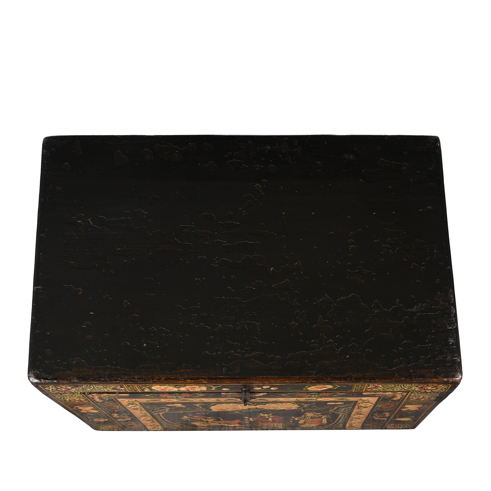 Painted Opera Chest From Shanxi - 19th Century