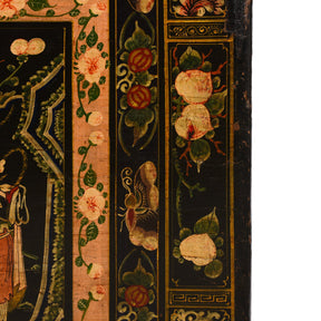 Painted Opera Chest From Shanxi - 19th Century