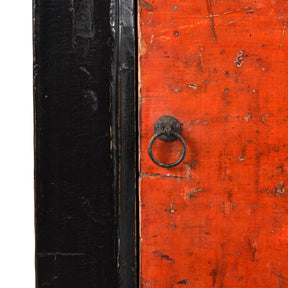 Painted Gansu Side Cabinet - Late 19th Century
