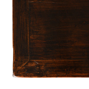 Red Lacquer Chinese Sideboard From Dongbei - Ca 1920