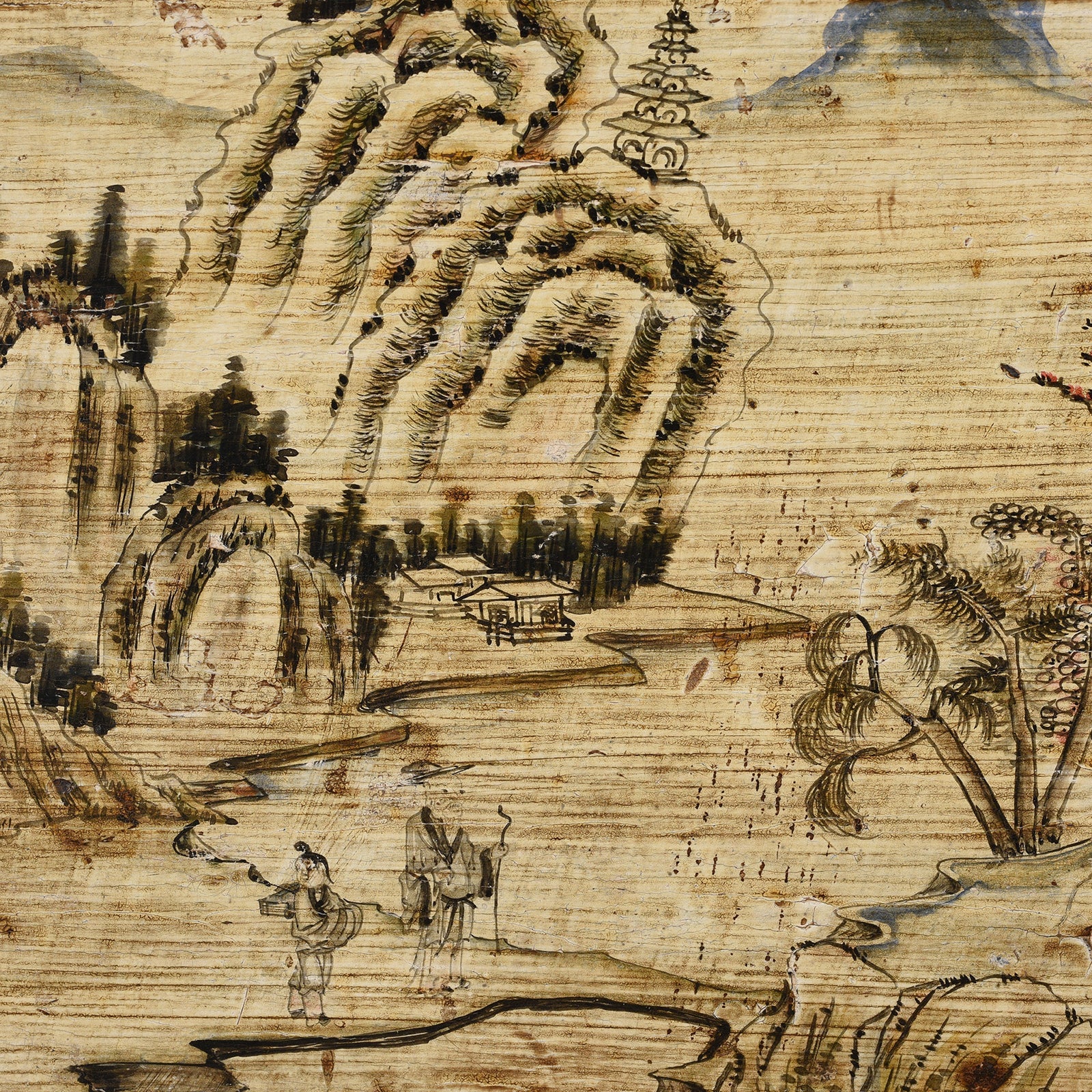 Painted Gansu Sideboard - 19th Century