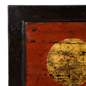 3 Door Painted Shanxi Sideboard - Ca 1920