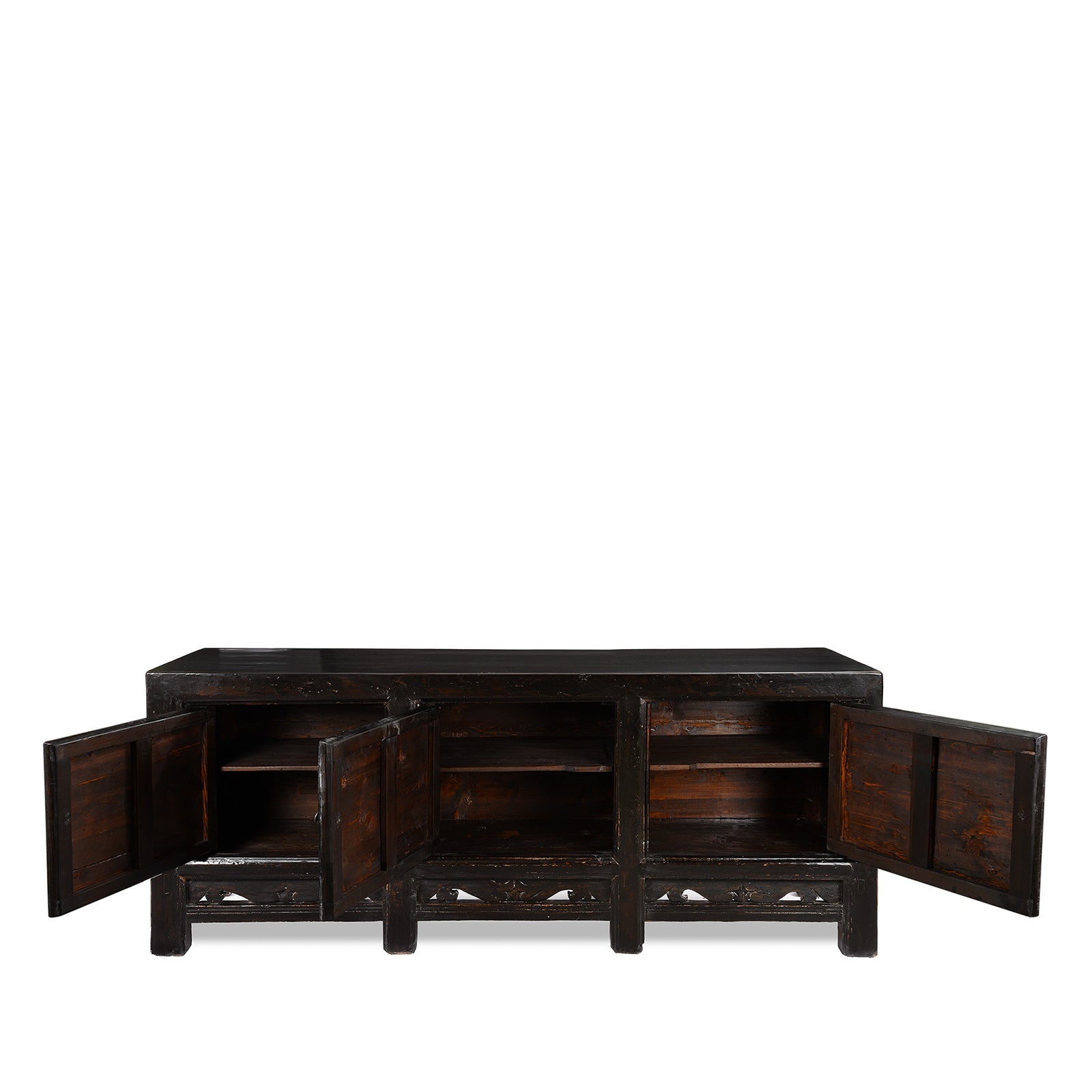 3 Door Painted Shanxi Sideboard - Ca 1920